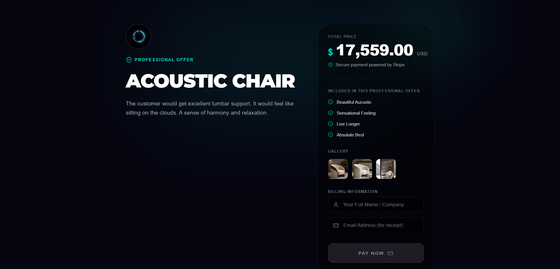 Zenith Valor Instant Checkout